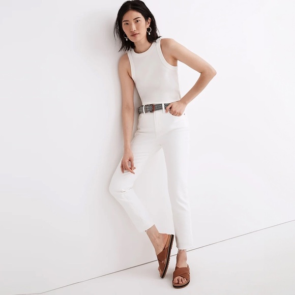 Madewell - The Tall Perfect Vintage Jean in Tile White - Picture 1 of 16